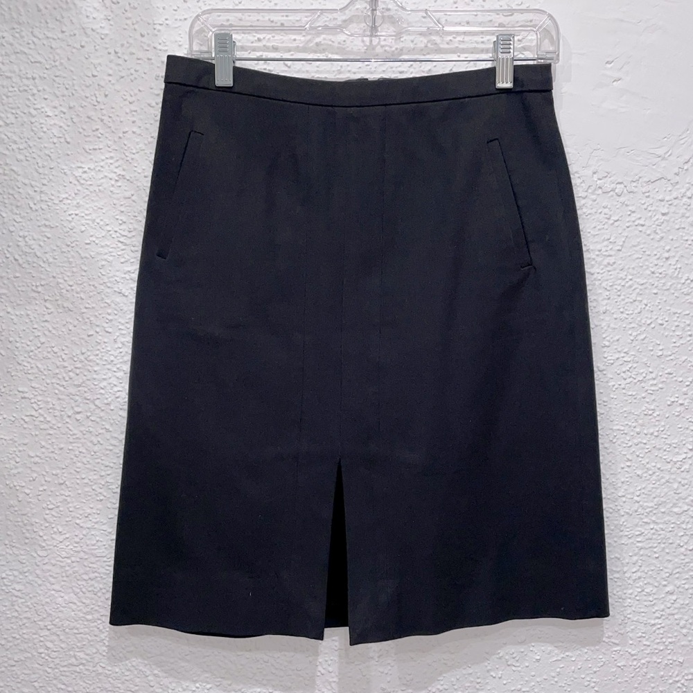 J. Crew Black Pencil Skirt